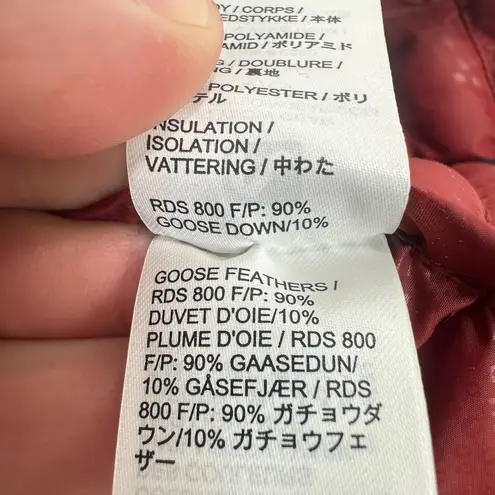 Flylow Betty Down Jacket Women's Medium Redwood Skiing Mountains Outdoors Red