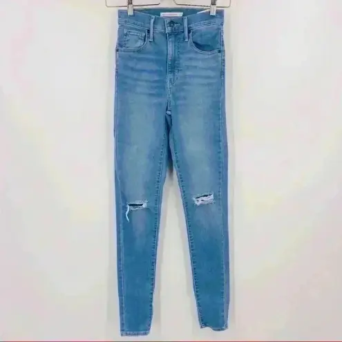 Levi's  Distressed Women's Mile High‎ Super Skinny Distressed Jeans Size 25