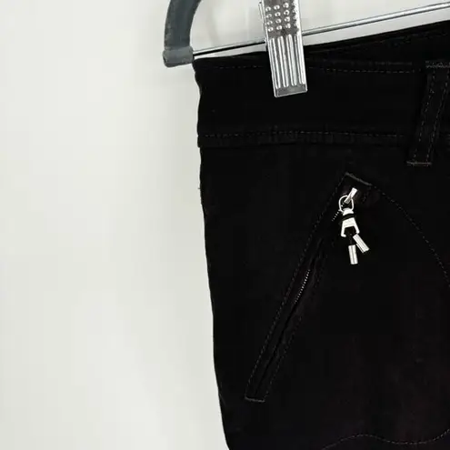 Bogner Pants Size 8 Chocolate Brown Zippered Pockets Straight Leg