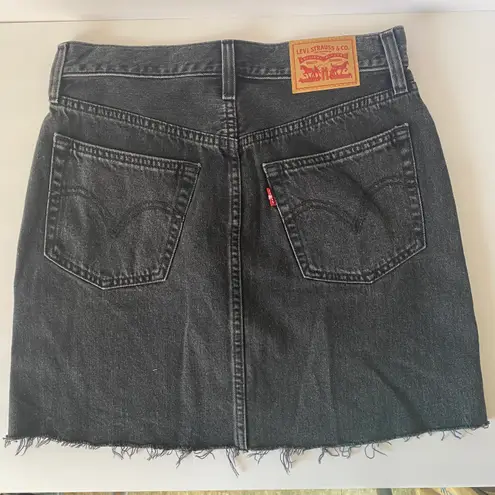 Levi's High Rise Deconstructed Skirt