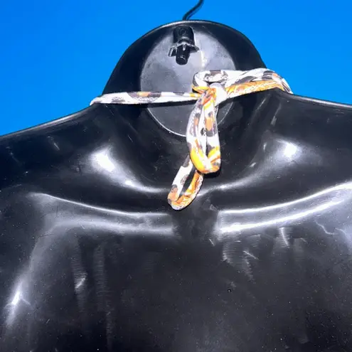 SheIn 5 for $20 tops sale Leopard and golden chain print halter top