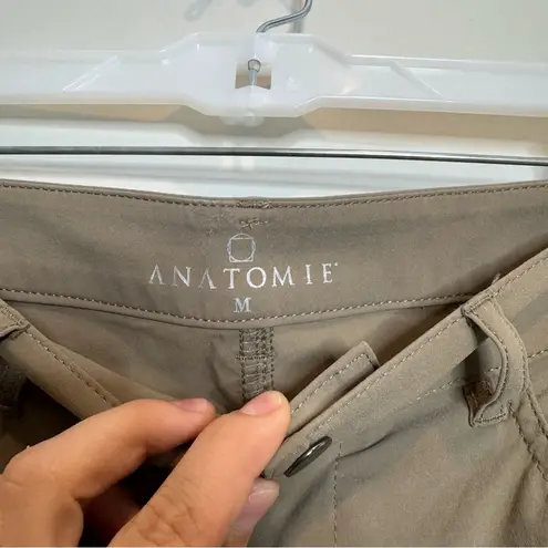 NWT Anatomie Luisa Skinny Jean Pants Khaki Size Medium Tan
