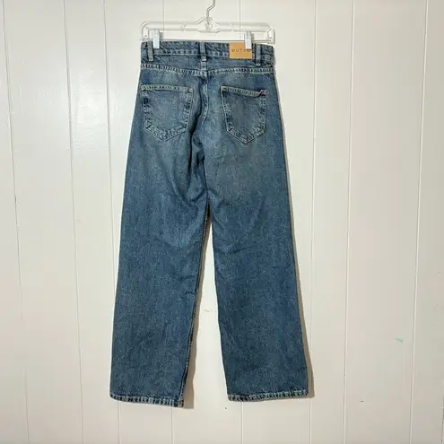 Motel Parallel Low Rise Jeans Size 24x32 Blue