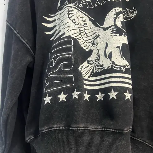 Zoe & Liv American Classic Women's Black Acid Sweater