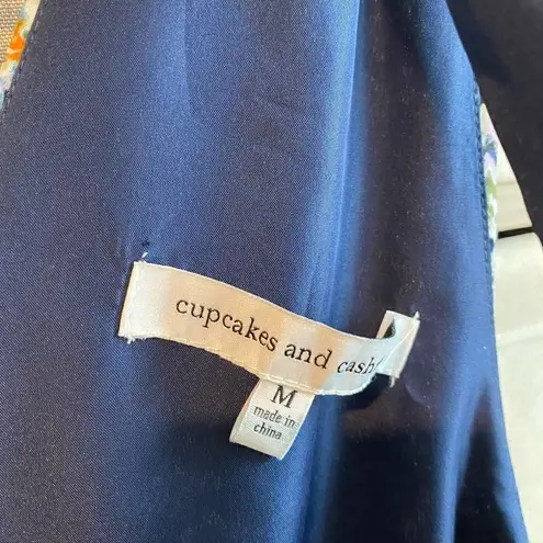 Cupcakes and cashmere floral romper Blue Size M