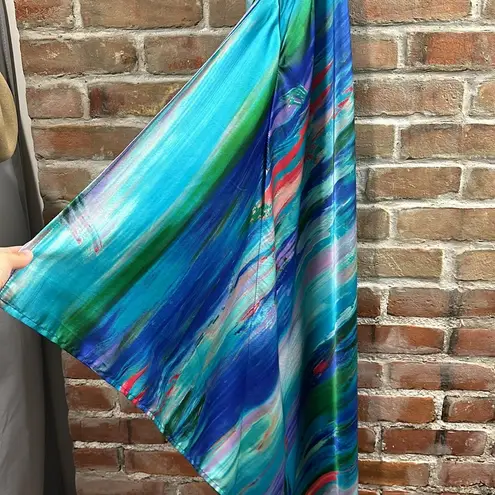 flowy and silky dress Blue Size XS