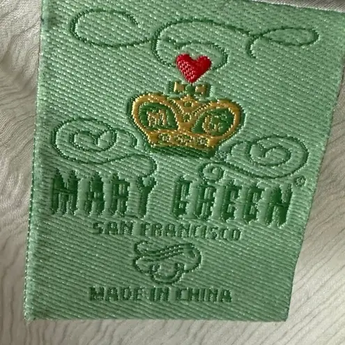 Vintage Mary Green Silk Sheer Mesh & Lace Fairy Slip Dress Nightie Small Grey Gray