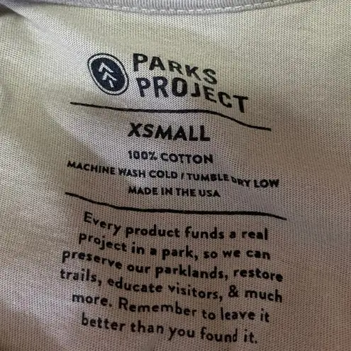 Parks Project Olive Green National Parks Graphic Print T Shirt Tee Top Size XS