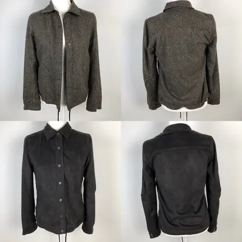 Yansi Fugel Reversible Wool/Silk Brown Jacket XS