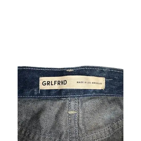 GRLFRND - The Bella Boyfriend Jeans in Light Wash Blue