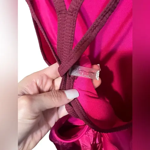 Free People Last Mile Waver Rider Romper Pink