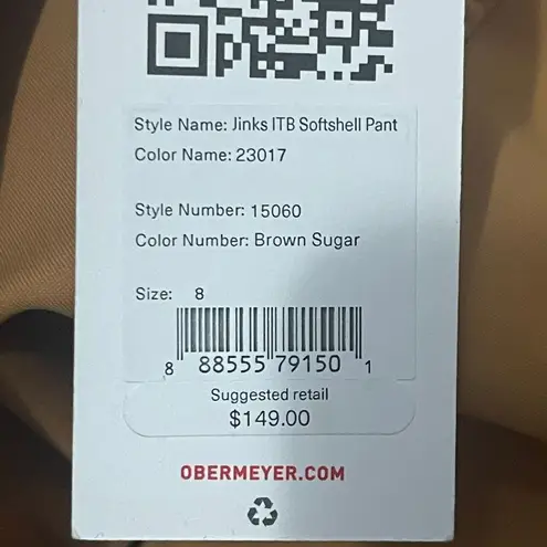 Obermeyer Jinks ITB Softshell Pant Size 8 Brown NEW Ski Snow Winter Outdoors - Image 11