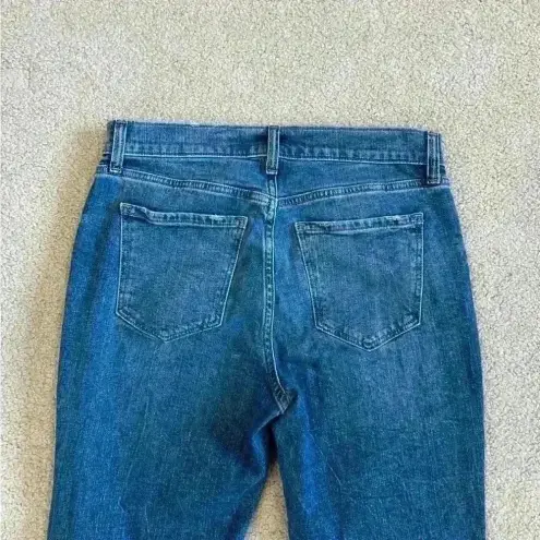 Old Navy  blue distressed boyfriend midrise jeans in size 4