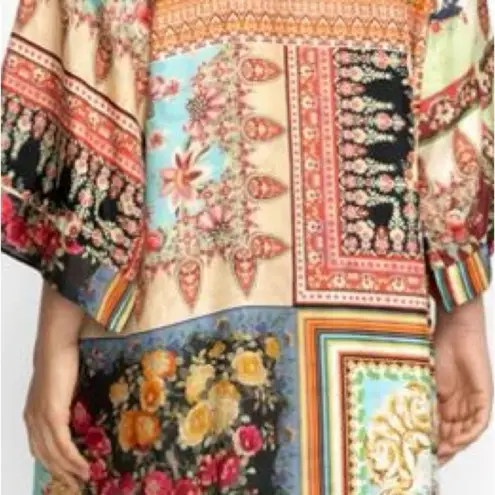 Johnny Was silk Multi Reversible Journey Kimono NWT (oversized)