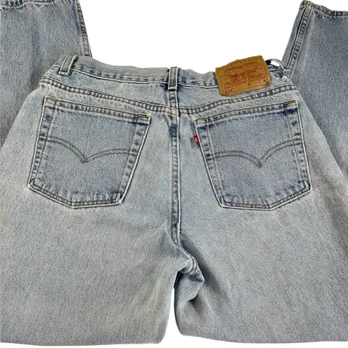 Levis 512 Vintage Tag Dated Jan 00 Slim Fit Tapered Leg Size 12 Made in USA Y2K Blue