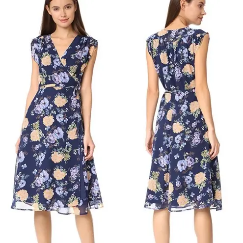 Yumi Kim  Lilac Passion Prince Street Dress Navy Purple Floral | Small