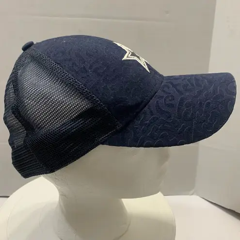 NFL Dallas Cowboys Women’s Cheetah Snap Back Cap. 2816 Blue