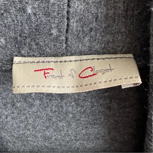 Front of Closet gray long sleeve open front cardigan size 3XL