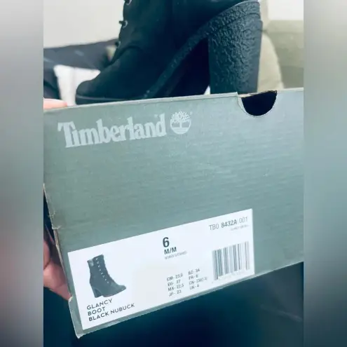 Timberland  Glancy Black Boots women’s size 6