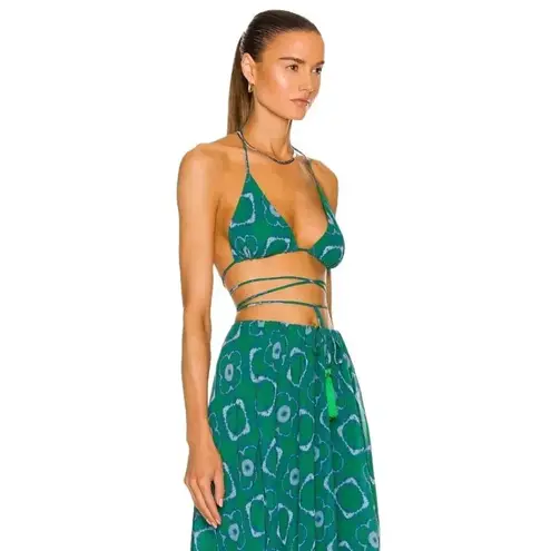 Alexis Sumner Bra Top in Emerald Medium New Womens Cropped Tank Bralette