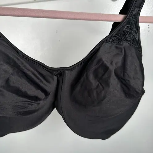 Bali  36DD Bra Black Passion Comfort 3385 Silky Lining Underwire Adjustable Strap