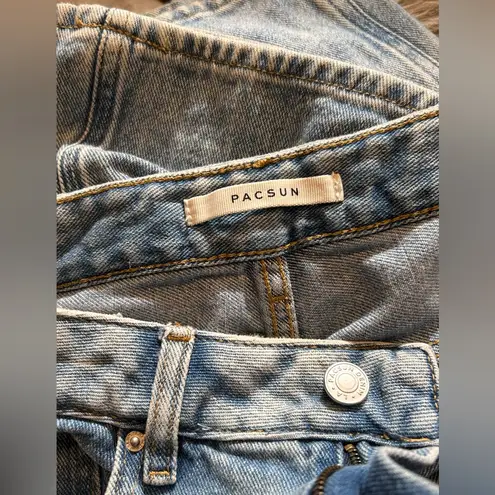 PacSun  '90s Boyfriend Jeans Ripped Waist size 26 Grunge cotton light wash