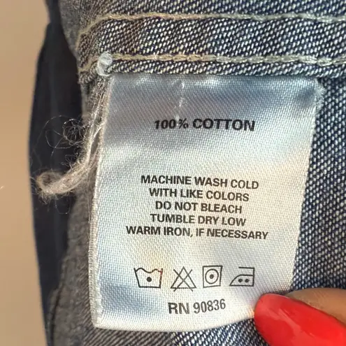 JOES sz XL Jeans Denim Shirt Long Sleeve Button Down Blue Cotton Classic Fit