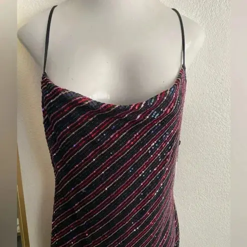 Laundry by Shelli Segal 🆕  COLORFUL SEQUIN SLIP DRESS 10🆕
