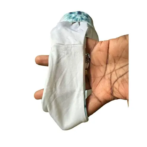 Devon Windsor Everly Tie-Dye Bikini Bottom Sz Small Blue & White