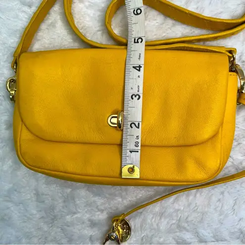 Henri Bendel Mini Crossbody Mustard Color