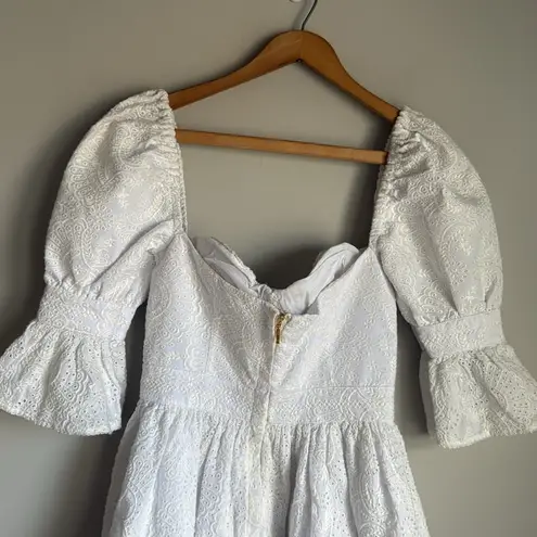 Agua Bendita Agua By Cedro Lace Bustier Mini Dress Small