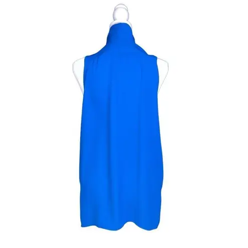 Eight Sixty  sleeveless royal blue tie neck small