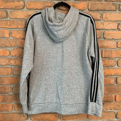 Adidas  Womens Athletics Essential Cotton Fleece 3 Stripe Pullover Hoodie Size XL