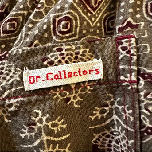 Free People x Dr. Collectors Adarahk Brown Washed Harem Pants Size XS