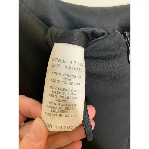 XScape  By Lawrence Kurtz Womens 10 Dress Black Maxi Rhinestone Spaghetti Straps