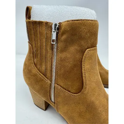 DV By Dolce Vita Caitie Bootie Women's 9 Brown Ankle Faux Suede