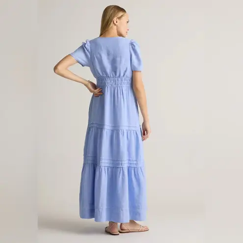 Quince 100% European Linen Tiered Maxi Dress XS