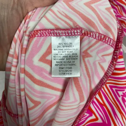 Jude Connally Pink&Orange Chevron Morgan Mini Golf Skort Sz.L Pink Size L