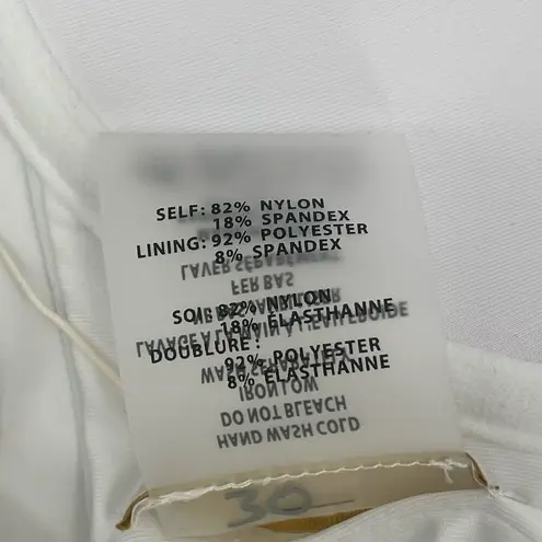 Ramy Brook Leyla Underwire Bikini Top Size Large White Designer Luxury NWT Swim