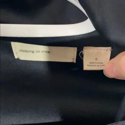 Anthropologie Sleeping on Snow fair isle paneled Sherpa jacket size S