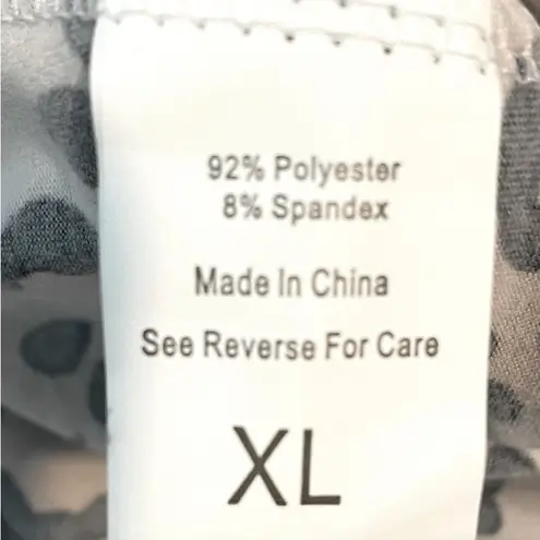 Emme Jordan Women’s Leopard Print Tee Sz XL NWT