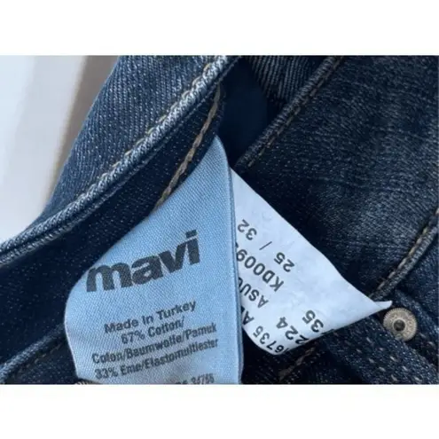 Max jeans Mavi Jeans Denim Shorts Cuffed Dark Wash Casual Summer Womens Size 25
