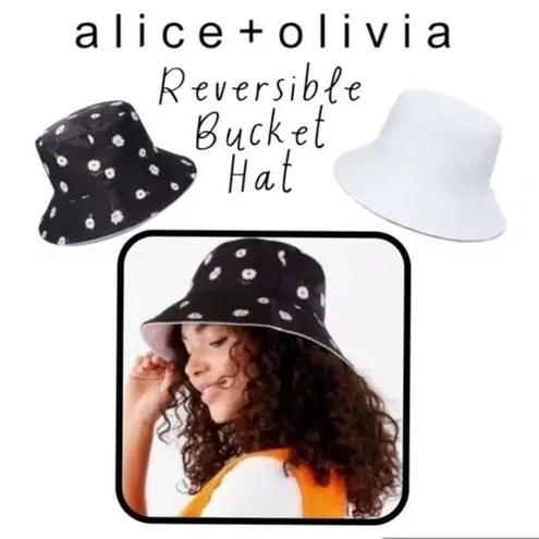 Alice + Olivia  by Stacey Bendet Reversible Daisy Bucket Hat