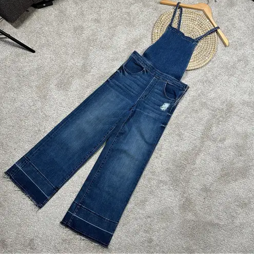 McGuire Denim  Huffine Culotte Overalls Wide Leg Cropped Blue Size 26