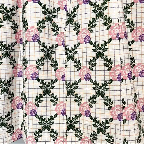 The East Order Tarshie Mini Floral Dress Preppy Check Large