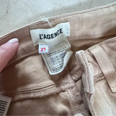 L'Agence L’AGENCE Light Brown Beige Skinny Jeans Like New Sz 25