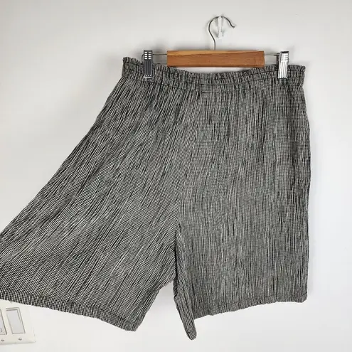 Rialto Vintage By Joe Perreras Checkered Crushed Pull-on Shorts USA Made Size M