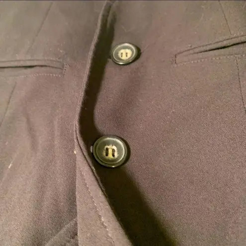 Emma James Liz Claiborne 2 Button Blazer Black