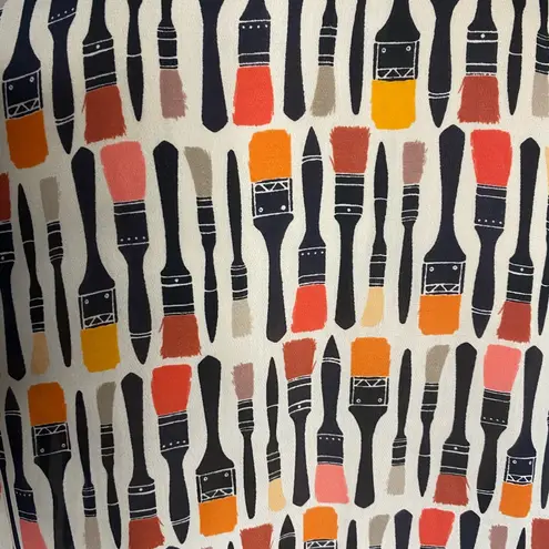 Nic+Zoe Paintbrush Print Blouse
Size L