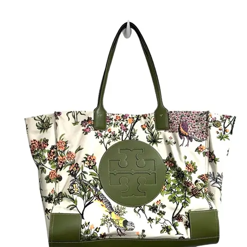 Tory Burch  tote purse 82268 Ella Printed Bag Winter Sage Handbag